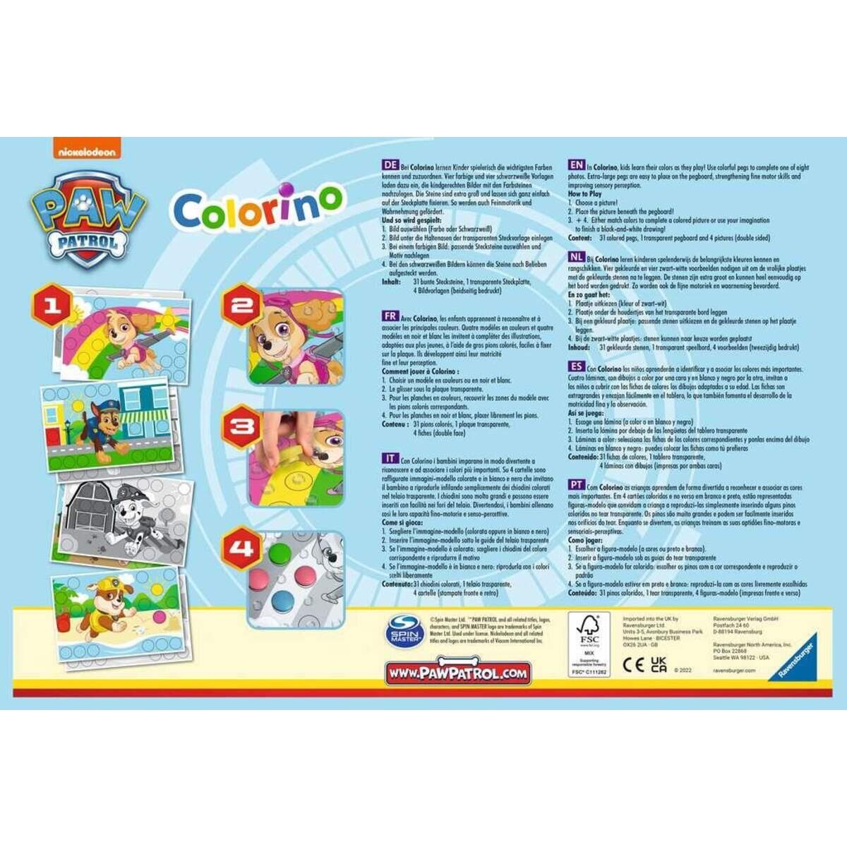 Ravensburger Paw Patrol Colorino