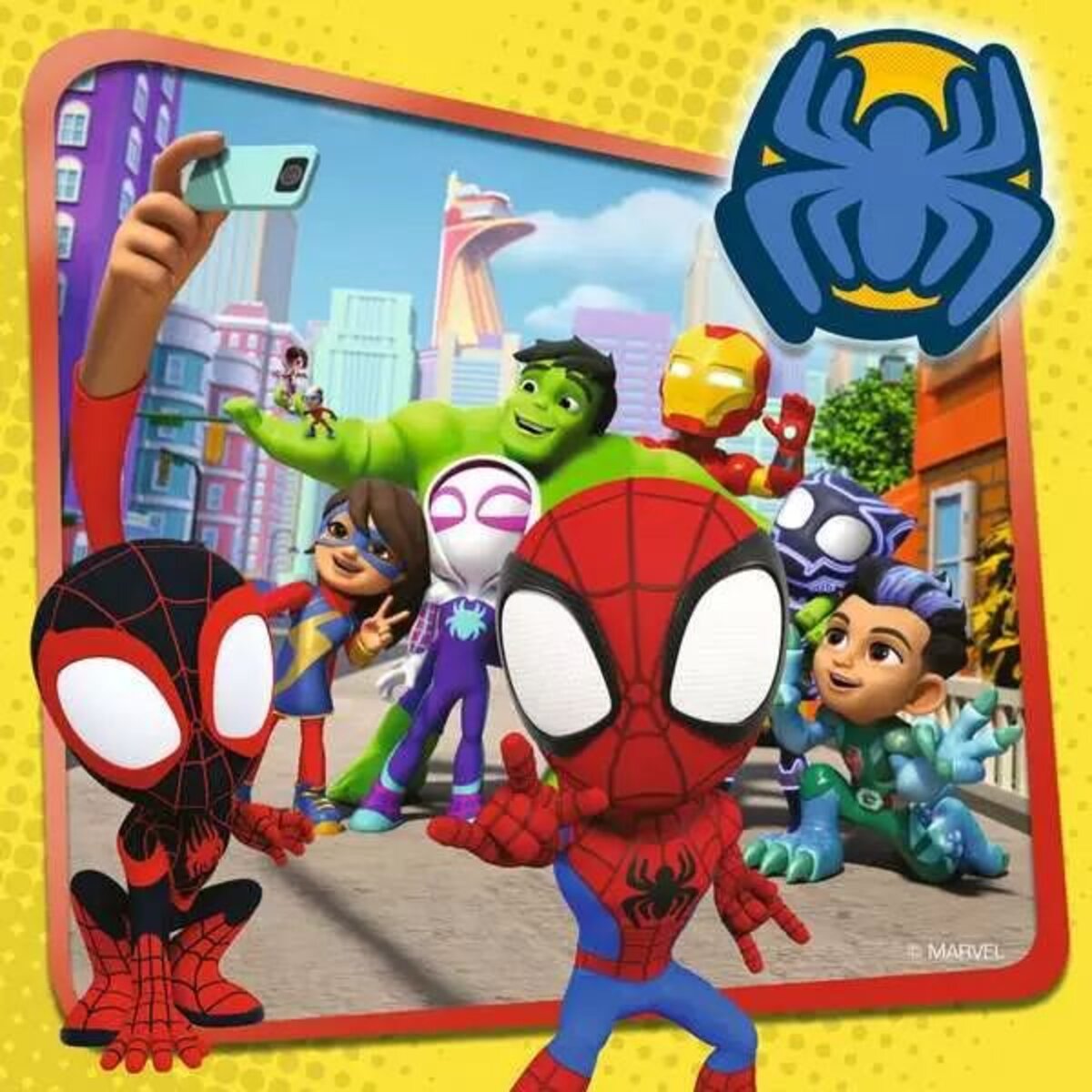 Ravensburger Puzzle - Spideys Abenteuer, 3 x 49 Teile