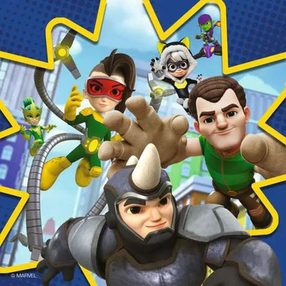 Ravensburger Puzzle - Spideys Abenteuer, 3 x 49 Teile