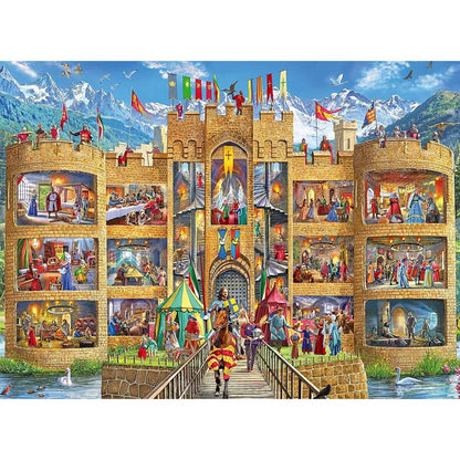 Ravensburger Puzzle Blick in die Ritterburg , 150 Teile