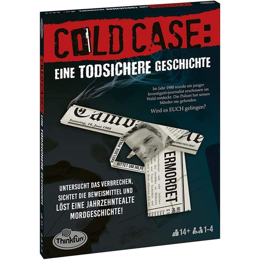 ThinkFun ThinkFun Cold Case: Eine todsichere Geschichte - Rätsel-Spiel ab 14 Jahre