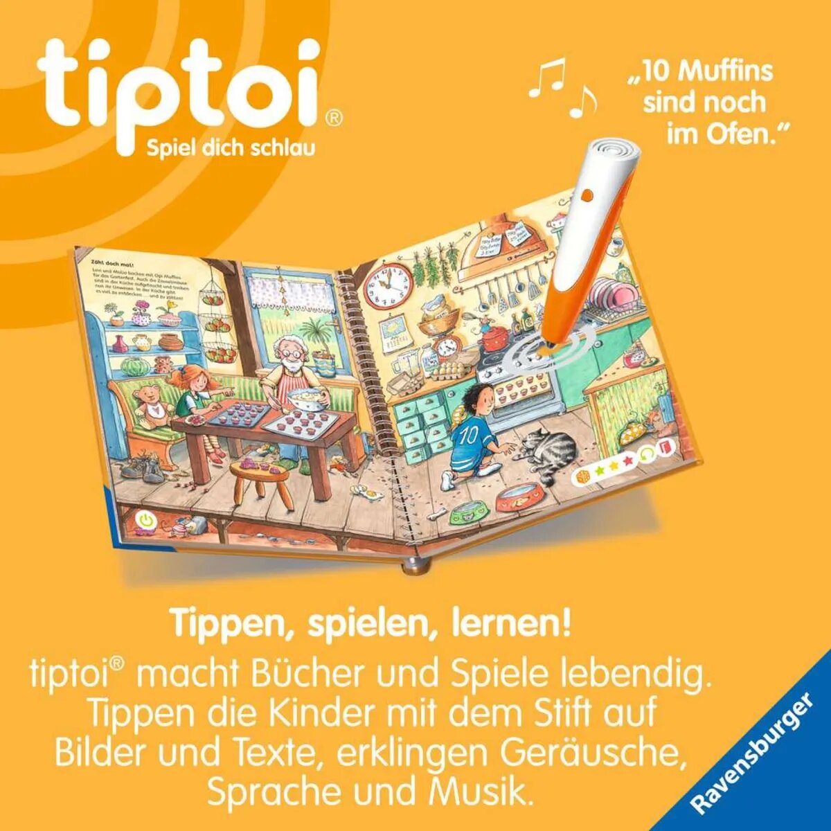 Ravensburger tiptoi® Meine Lern-Spiel-Welt: Zahlen und Mengen