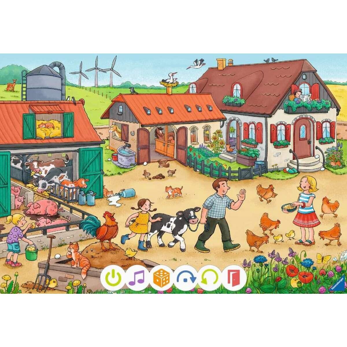 Ravensburger tiptoi® Puzzle für kleine Entdecker: Bauernhof