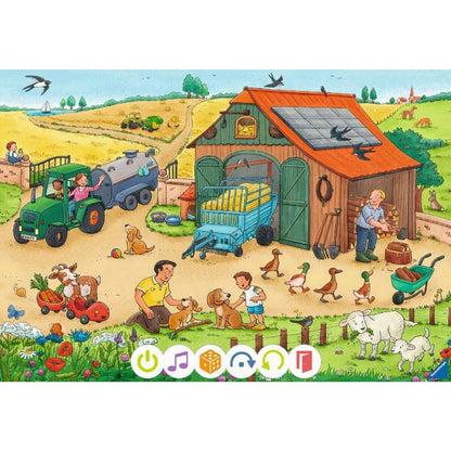 Ravensburger tiptoi® Puzzle für kleine Entdecker: Bauernhof