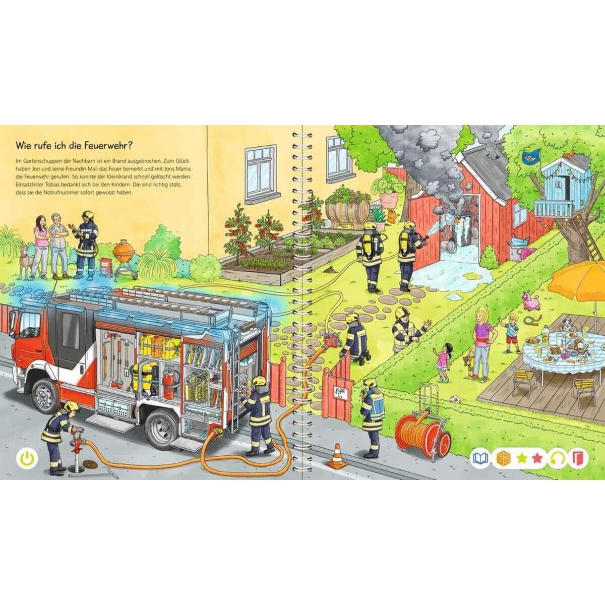 Ravensburger tiptoi® Wieso? Weshalb? Warum? Bei der Feuerwehr