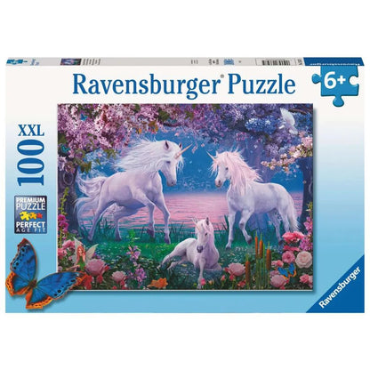 Ravensburger XXL Puzzle - Bezaubernde Einhörner, 100 Teile
