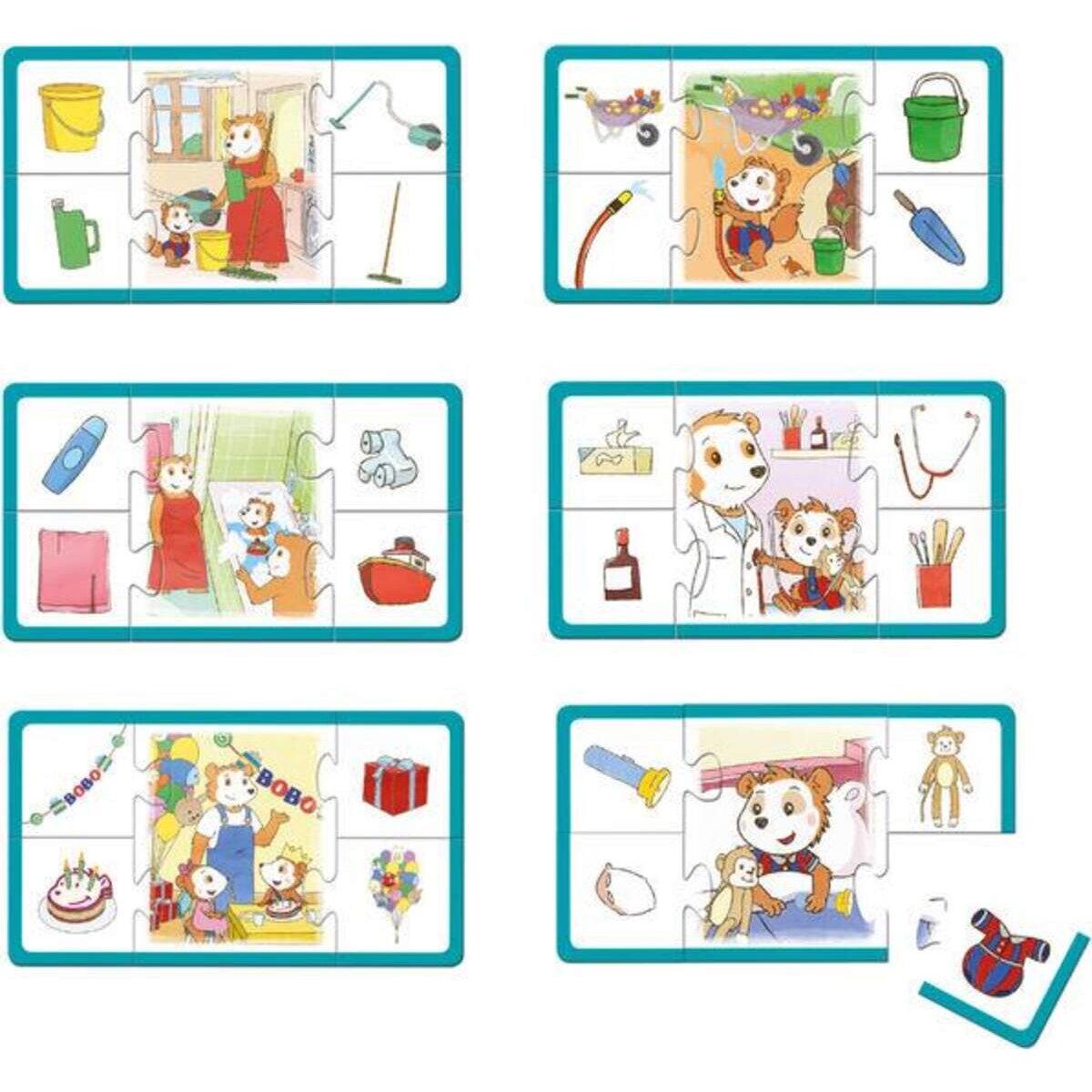 Schmidt Spiele Bobo Siebenschläfer, Was gehört dazu?