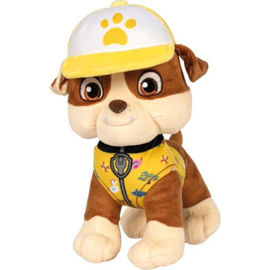 Schmidt Spiele Plüschfigur Paw Patrol, Rubble, Summer Edition, 28 cm