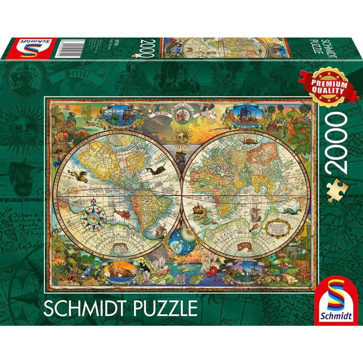 Schmidt Spiele Puzzle - Gestalten der Erde, 2.000 Teile