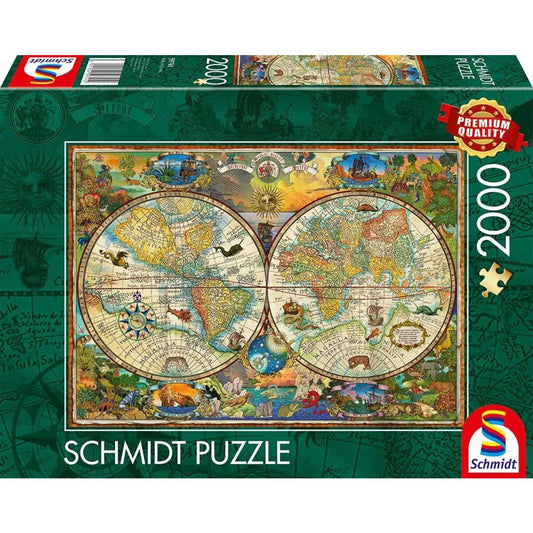 Schmidt Spiele Puzzle - Gestalten der Erde, 2.000 Teile