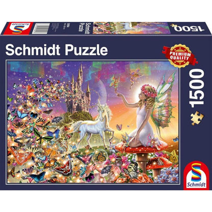 Schmidt Spiele Puzzle - Märchenhaftes Zauberland, 1500 Teile