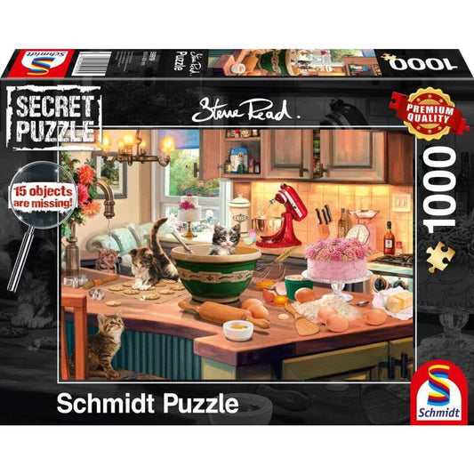 Schmidt Spiele Puzzle - Secret Am Küchentisch, 1000 Teile