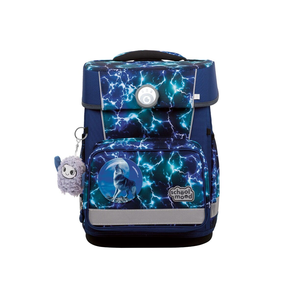 School-Mood Champion Pro Felix (Wolf), 7-tlg. Schulranzenset