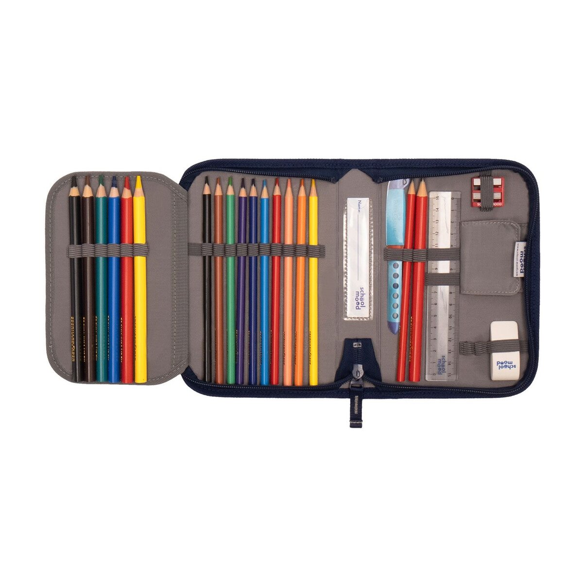 School-Mood Champion Pro Felix (Wolf), 7-tlg. Schulranzenset