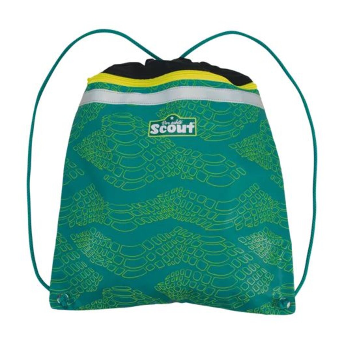 Scout Schulranzen-Set Neo Exklusiv Superflash Extreme Lizard, 4-teilig