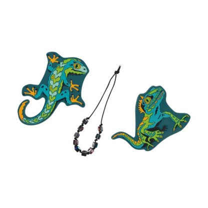 Scout Schulranzen-Set Neo Exklusiv Superflash Extreme Lizard, 4-teilig