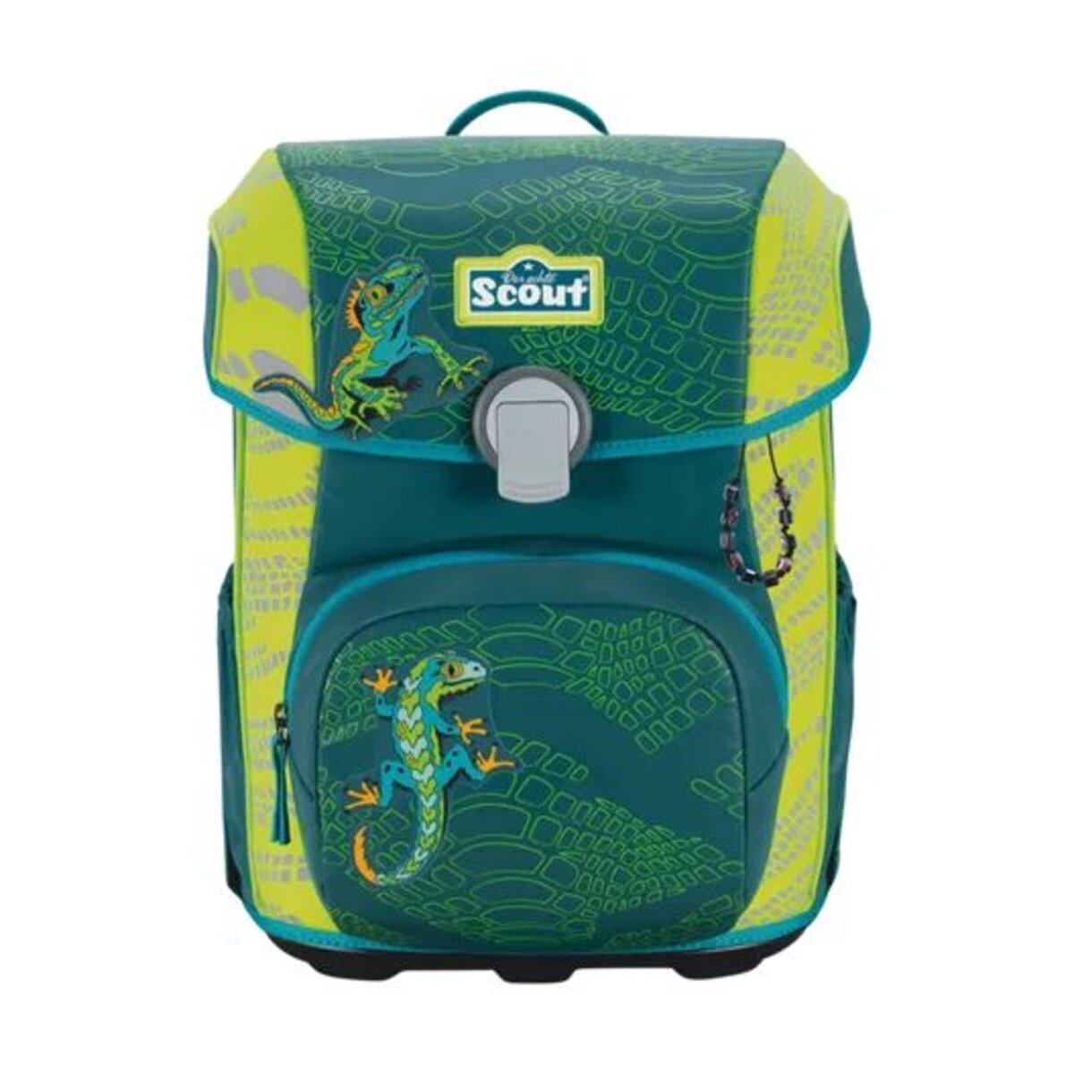 Scout Schulranzen-Set Neo Exklusiv Superflash Extreme Lizard, 4-teilig