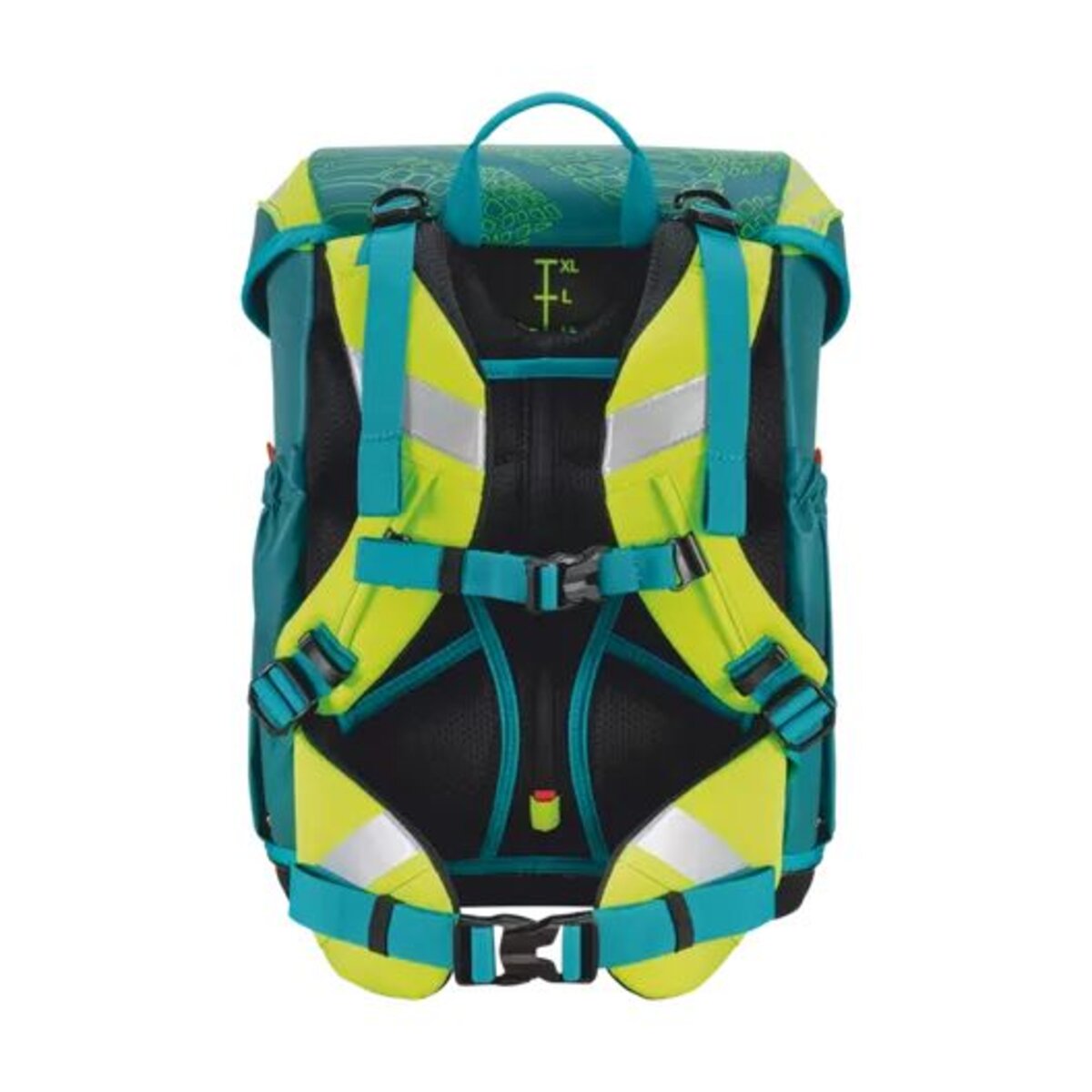 Scout Schulranzen-Set Neo Exklusiv Superflash Extreme Lizard, 4-teilig