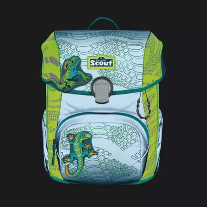 Scout Schulranzen-Set Neo Exklusiv Superflash Extreme Lizard, 4-teilig