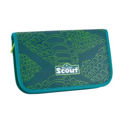 Scout Schulranzen-Set Neo Exklusiv Superflash Extreme Lizard, 4-teilig