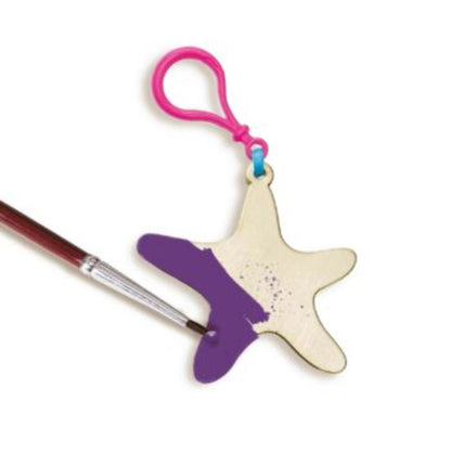 SES Creative Diamanten Mosaike Schlüsselanhänger aus Holz