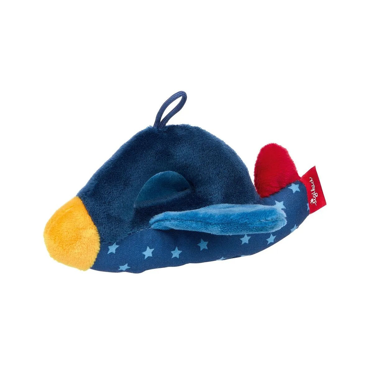 Sigikid Baby Greifling Flugzeug, Red Stars