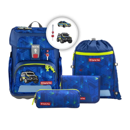 Step by Step CLOUD Schulranzen-Set "Police Truck Charly", 5-teilig
