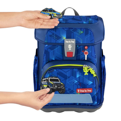 Step by Step CLOUD Schulranzen-Set "Police Truck Charly", 5-teilig
