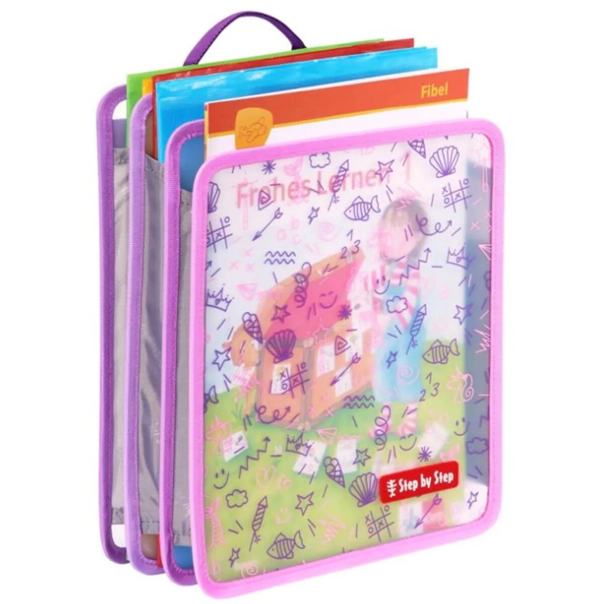 Step by Step Faltbare Heftbox, Pink