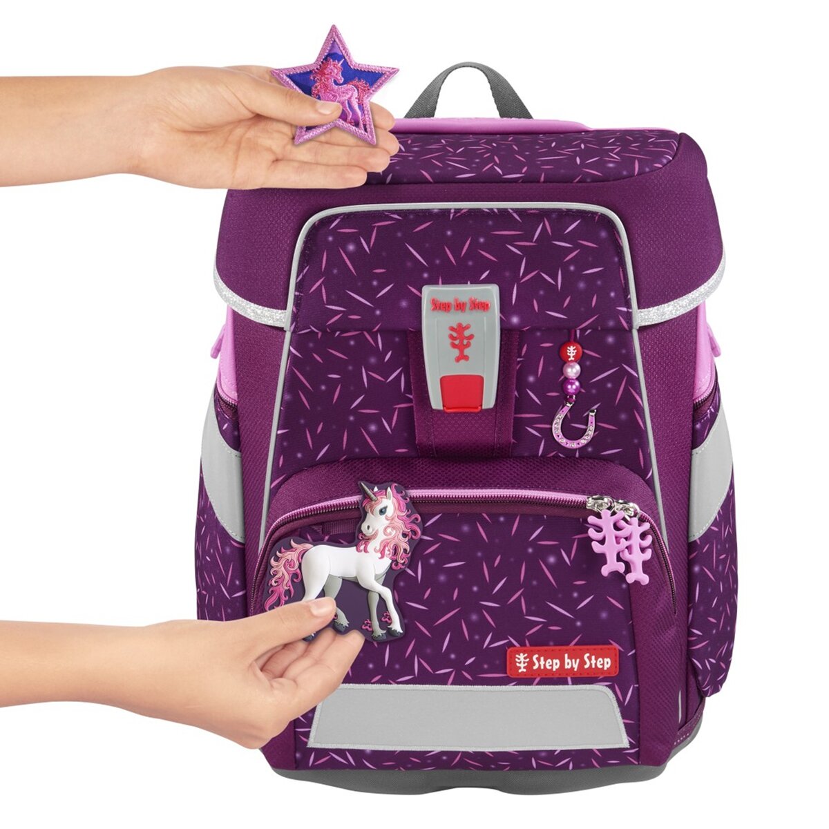 Step by Step SPACE Schulranzen-Set "Pretty Unicorn Nuala", 5-teilig