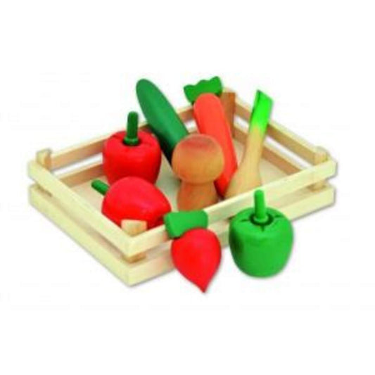 Tanner Gemüse in Holzstege