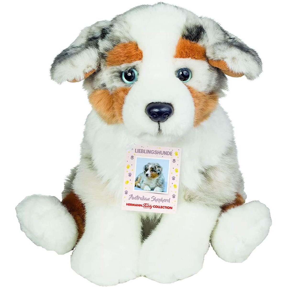 Teddy Hermann Australian Shepherd Welpe sitzend 22 cm