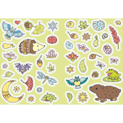 Tessloff Glitzer-Sticker Malbuch. Magische Tiere