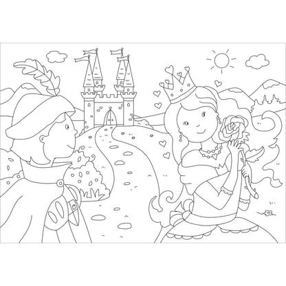 Tessloff Glitzer Sticker Malbuch. Prinzessinnen