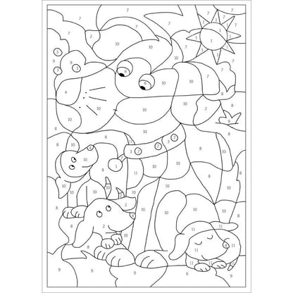 Tessloff Malen nach Zahlen. Tierkinder