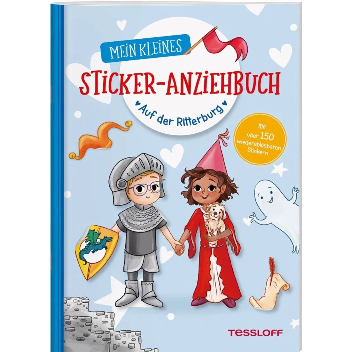 Tessloff Mein kleines Sticker-Anziehbuch. Auf der Ritterburg