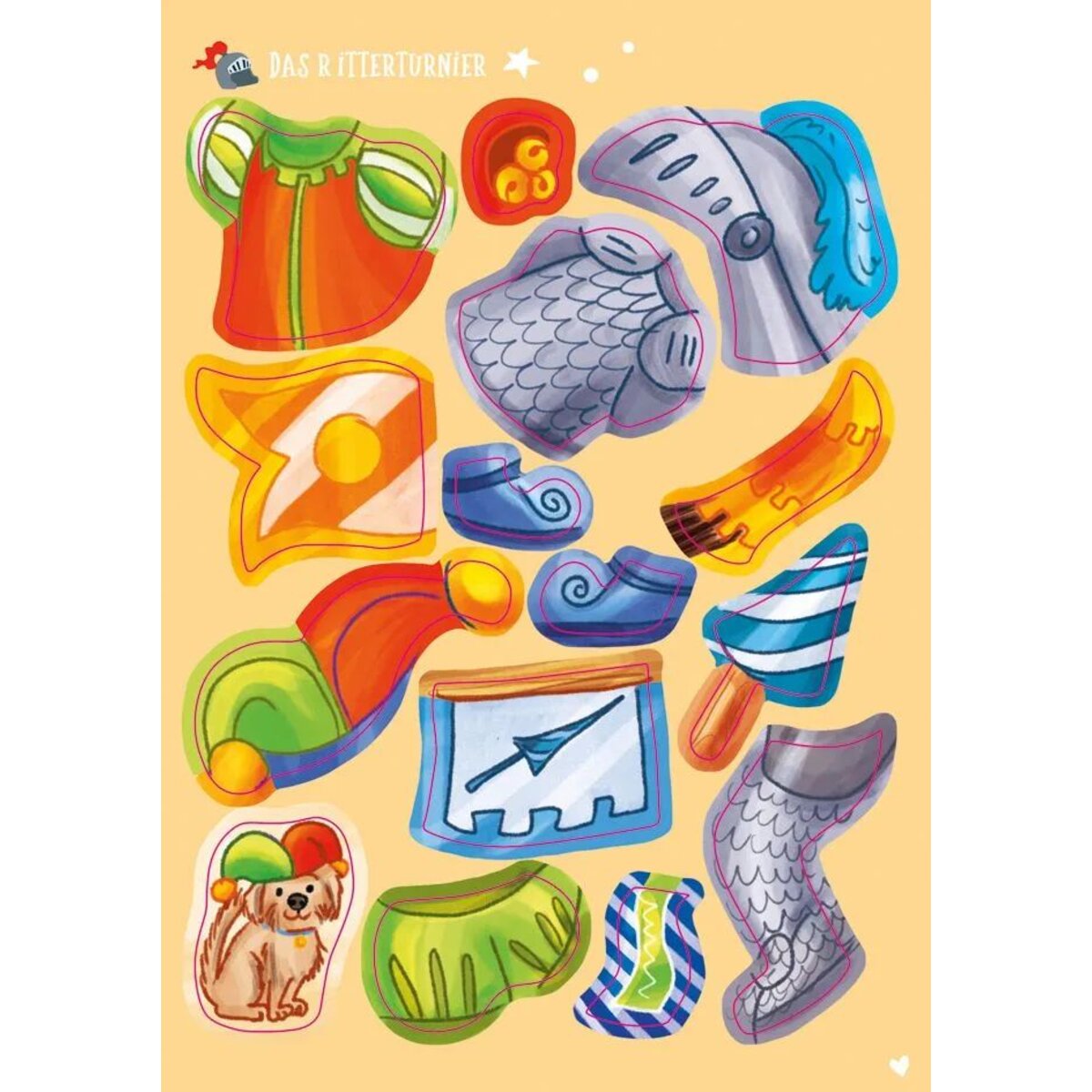 Tessloff Mein kleines Sticker-Anziehbuch. Auf der Ritterburg