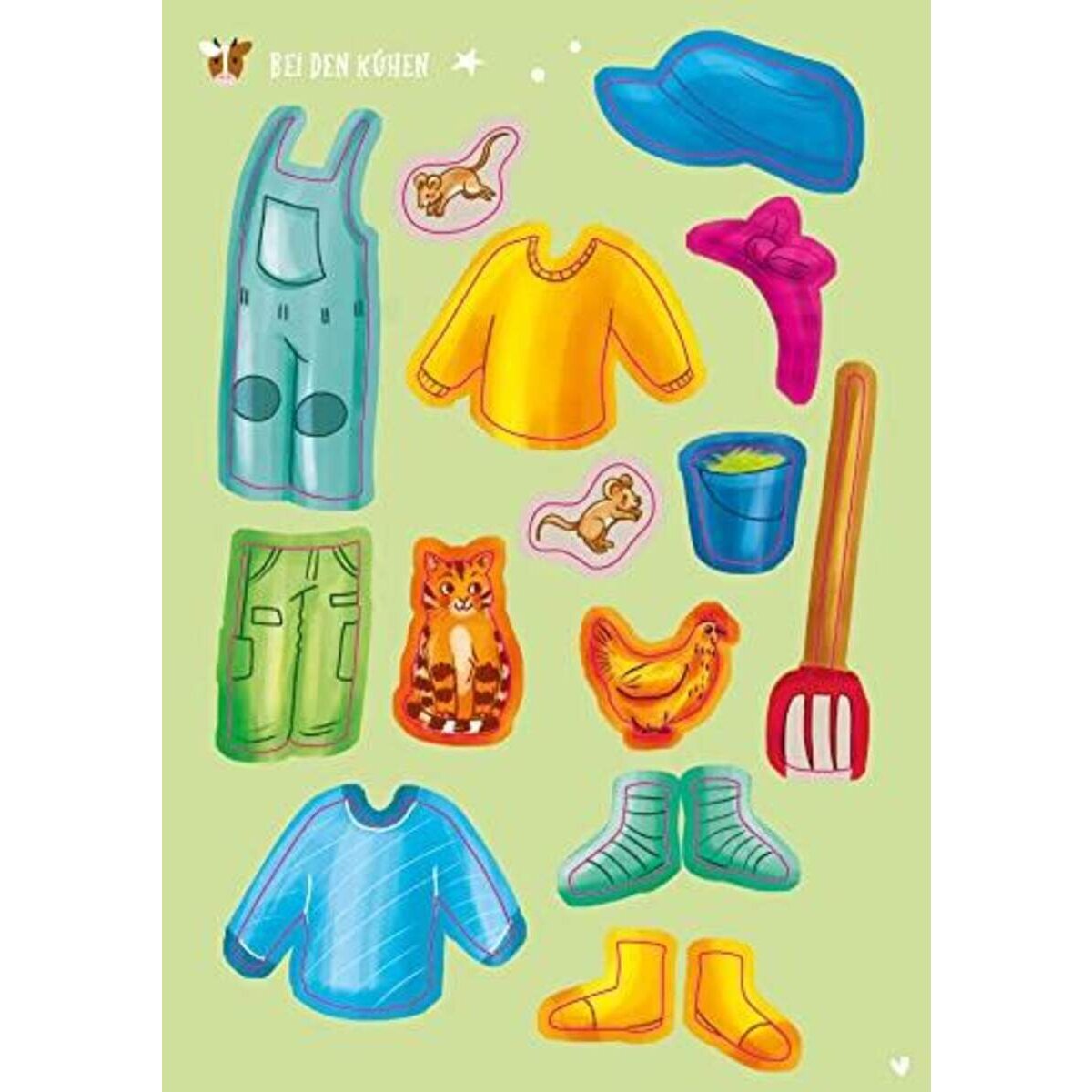 Tessloff Mein kleines Sticker-Anziehbuch. Auf dem Bauernhof