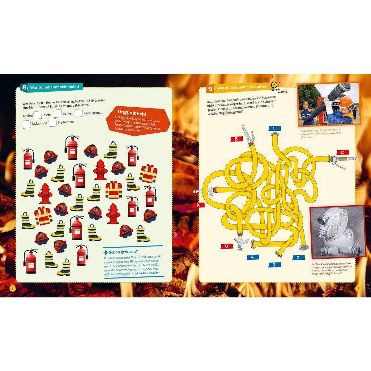 Tessloff WAS IST WAS - Rätseln und Stickern: Feuerwehr