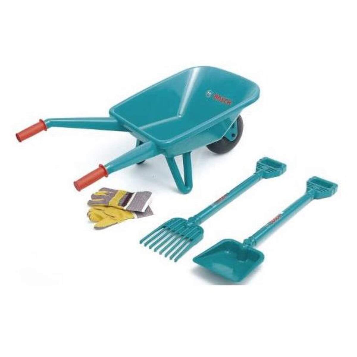 Theo Klein Bosch Gartenset mit Schubkarre, 4 Teile