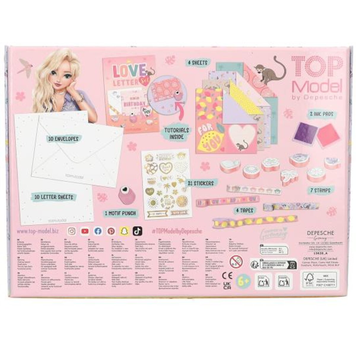 TOPModel Love Letterset JUICY