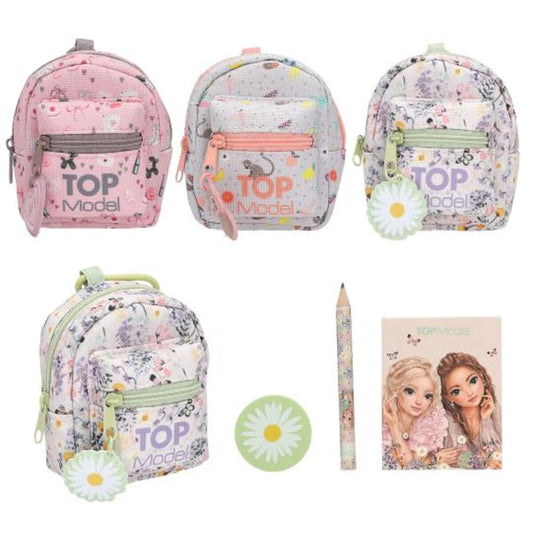 TOPModel Mini Rucksack mit Schreibset, 1 Stück, 3-fach sortiert