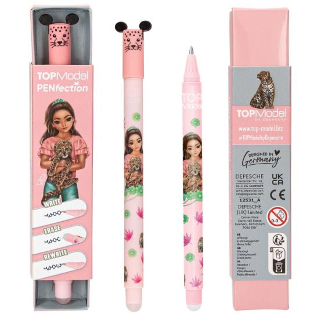 Depesche TOPModel Radierbarer Gelstift, sortiert