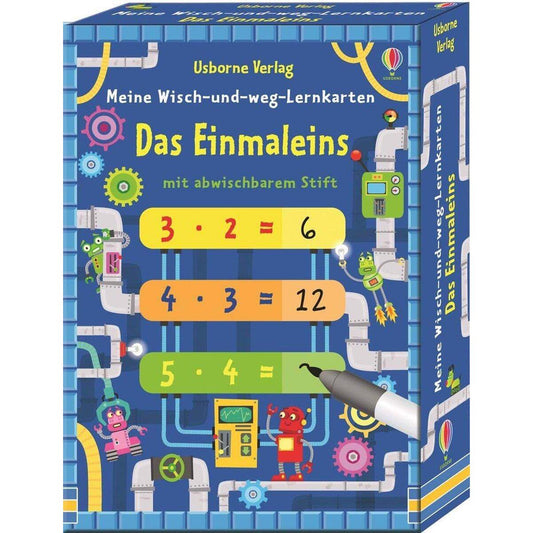 Usborne Verlag Meine Wisch-und-weg-Lernkarten: Das Einmaleins