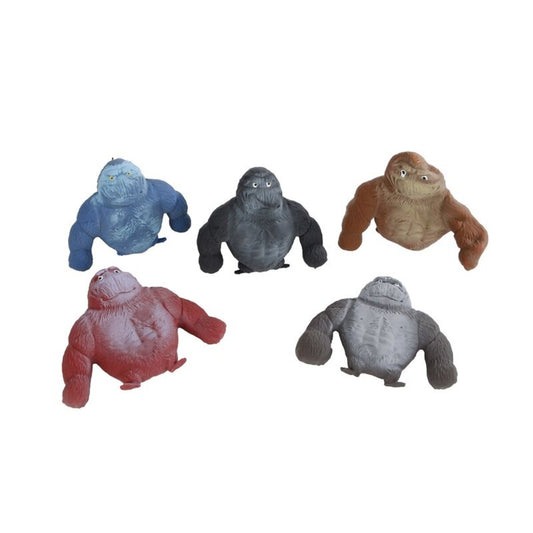 Van Manen Stretch Figur Gorilla 12cm, 1 Stück, 4-fach sortiert